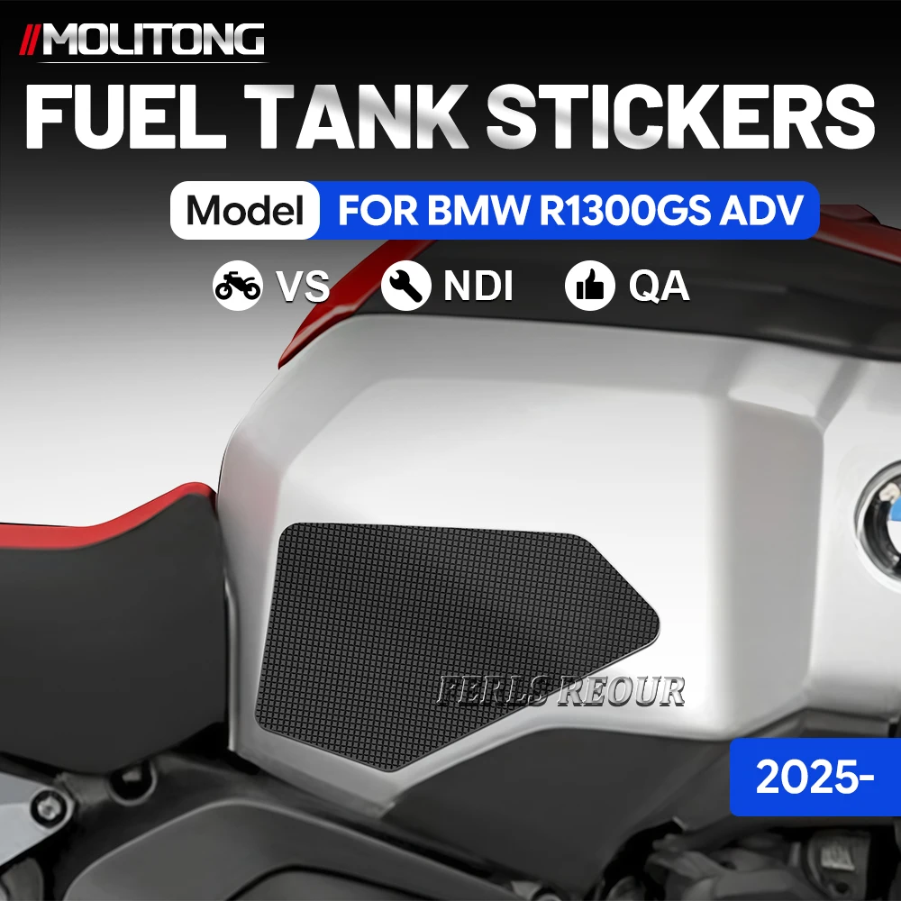 

For BMW R1300GS ADV 2025 Motorcycle Gas Tank Protector Rubber Anti Slip Anti Scratch Damping and buffering Pad Decal