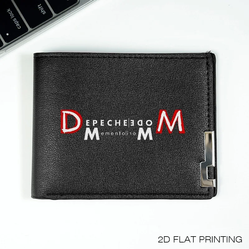 DEPECHE MODE MEMENTOLO M SLIM PU-Geldbörse für Herren, schwarz, elegantes Design, leicht, langlebig, für den täglichen Gebrauch, modischer Business-Stil