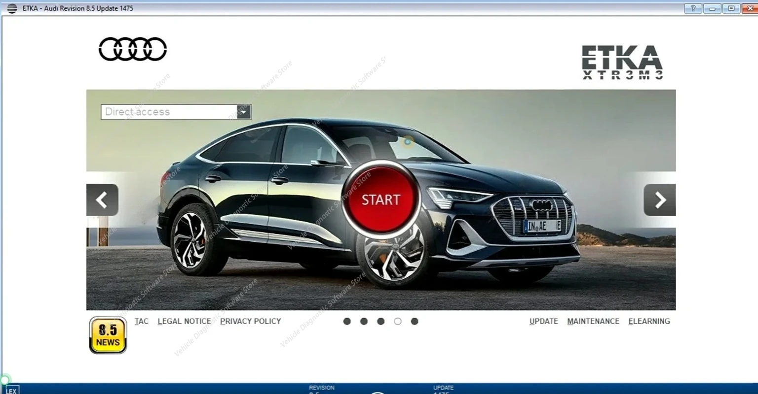 Newest ETKA 8.6+ Elsawin 6.0 Auto Repair Etka 8.6 Software Group Vehicles Electronic Parts Catalog For V/W+AU//DI+SE//AT+SKO//DA