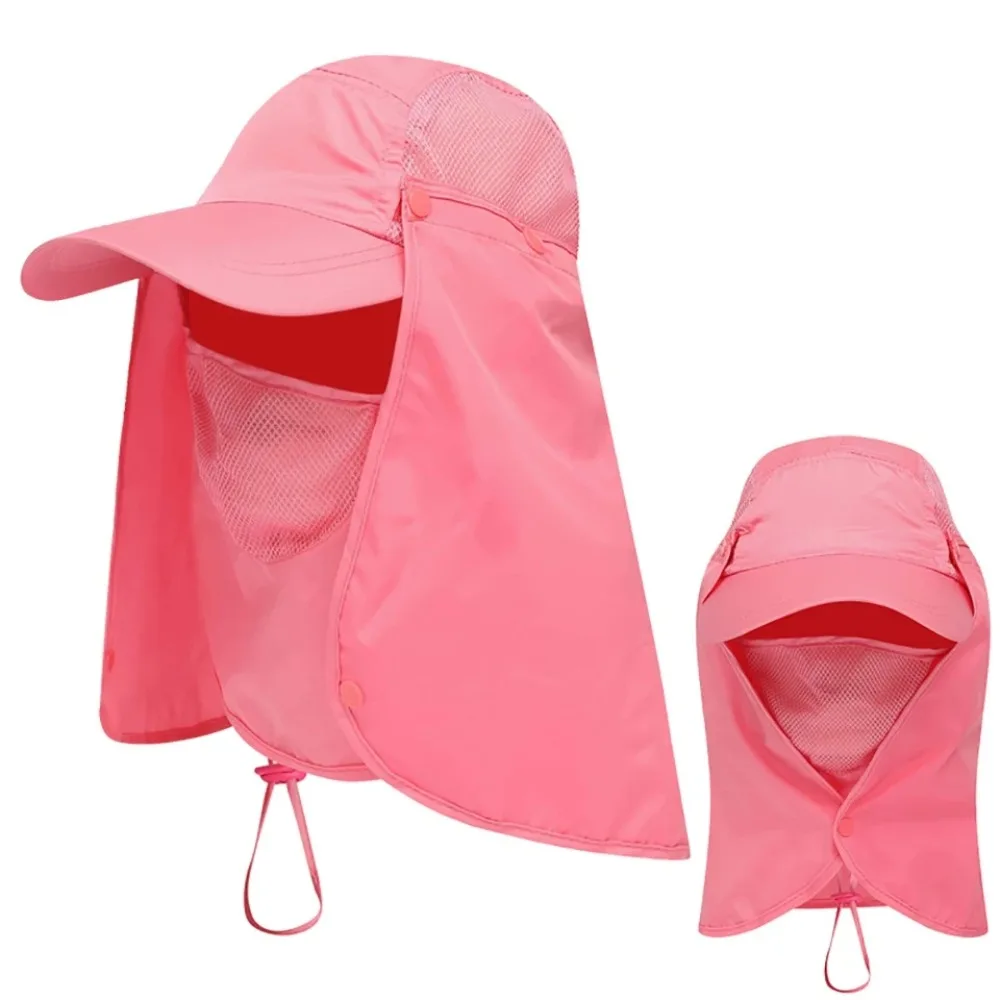 

Outdoor UV Sun Protection Summer Fishing Sun Hat Adjustable Breathable Sunshade Hat Neck Face Fisherman Cap