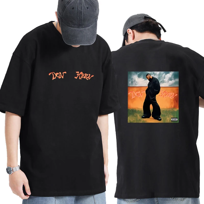 

Summer Fashion Singer Eladio Carrión Album DON KBRN printed short sleeve T-shirts Men Women Cotton Casual Streetwear top Unisex