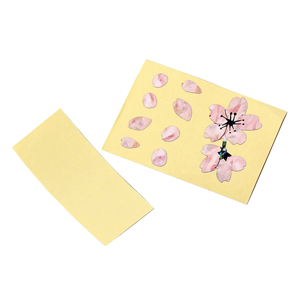 

Flower Applique Guitar Sticker Stickers Cherry Blossom Inlay Dot Bass Decal Floral