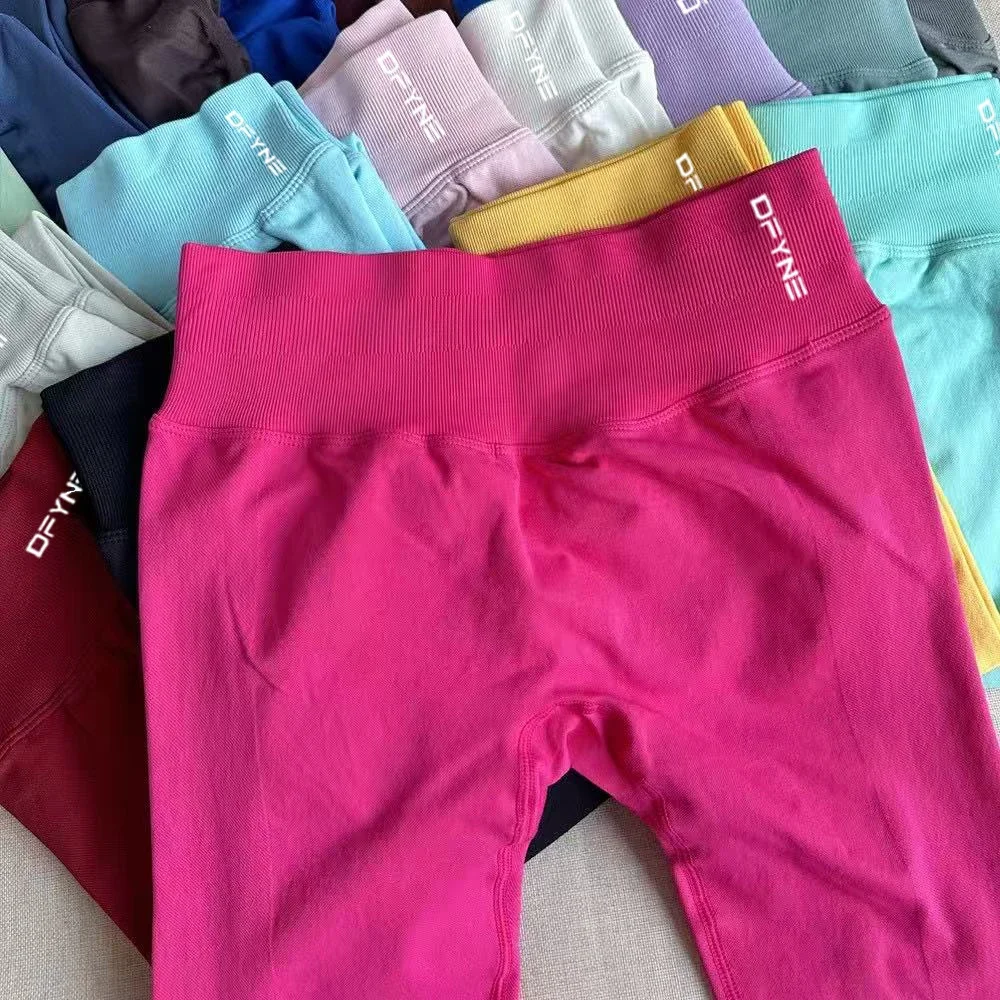 Impact Seamless Leggings High Sporty Yoga with logo Leggings Fitness Butt Lifting Tights Squat Proof Workout Tights Pants