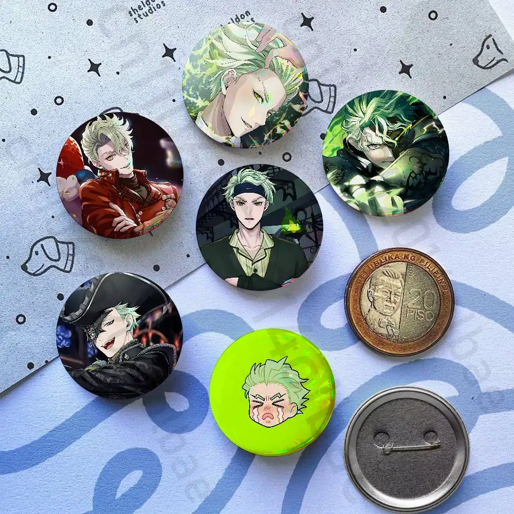 Sebek Tinplate Enamel Pins Creativity Printed Pictures Text Metal Lapel Badges Brooches