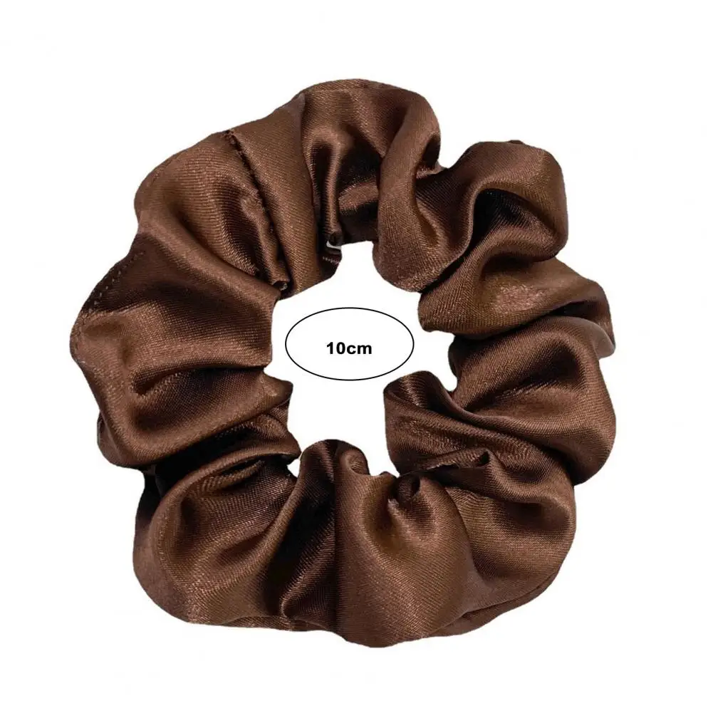 6Pcs/Set Mulberry Silk Hair Scrunchies Elastic Rubber Band Hair Ties Big Large Gum Ropes Ponytail Holders For Women Stylish