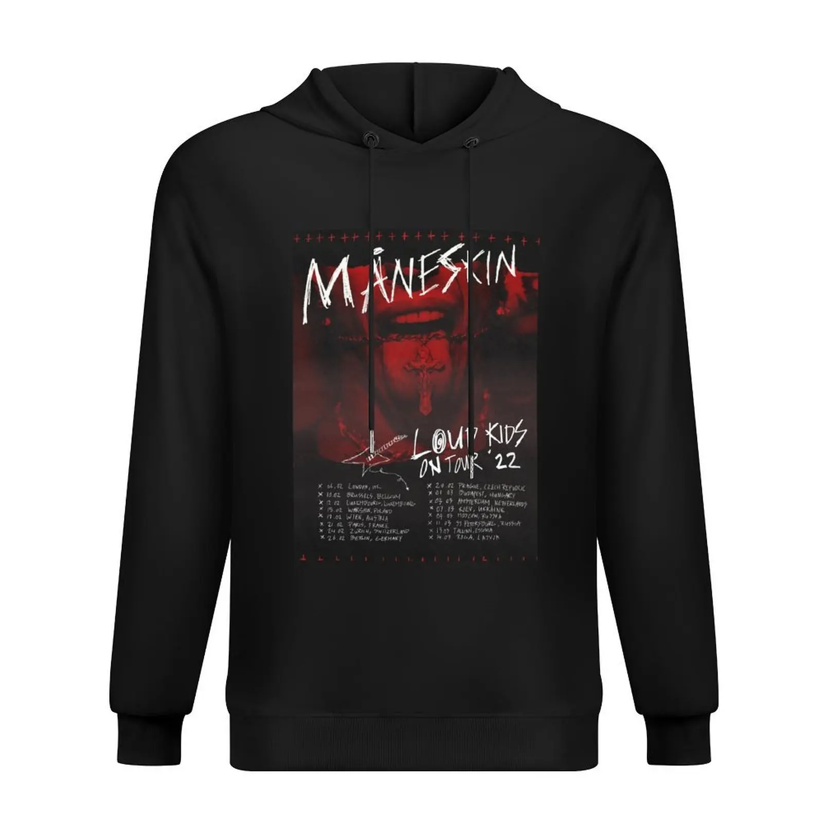 

MANESKIN maneskin,mneskin Hoodie men's clothing japanese style anime clothes male clothes pullover hoodies