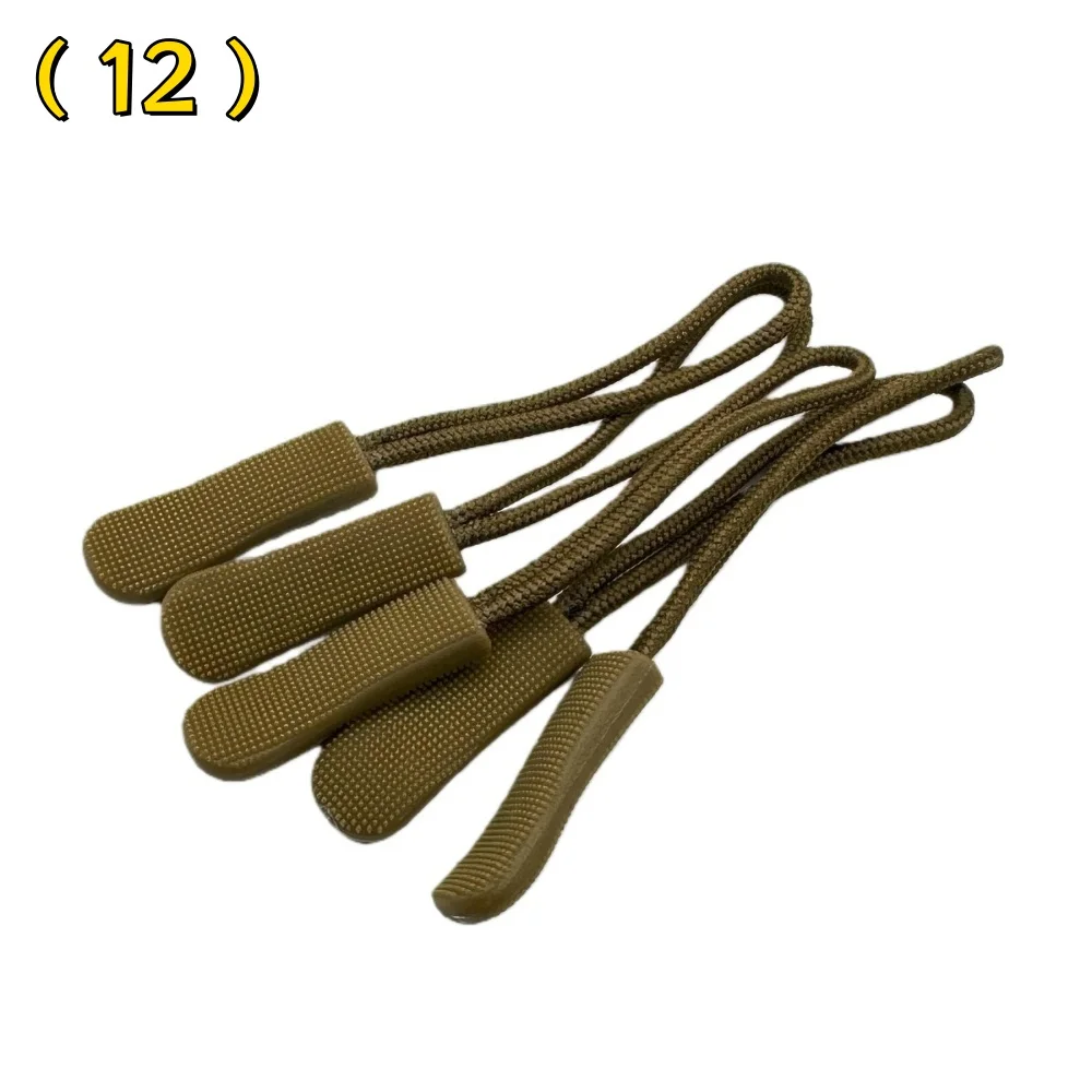 10/100 Stück bunte Ersatz-Reißverschlusszieher mit Kordelverlängerung für Rucksäcke, Jacken, Gepäck, Geldbörsen, Handtaschen