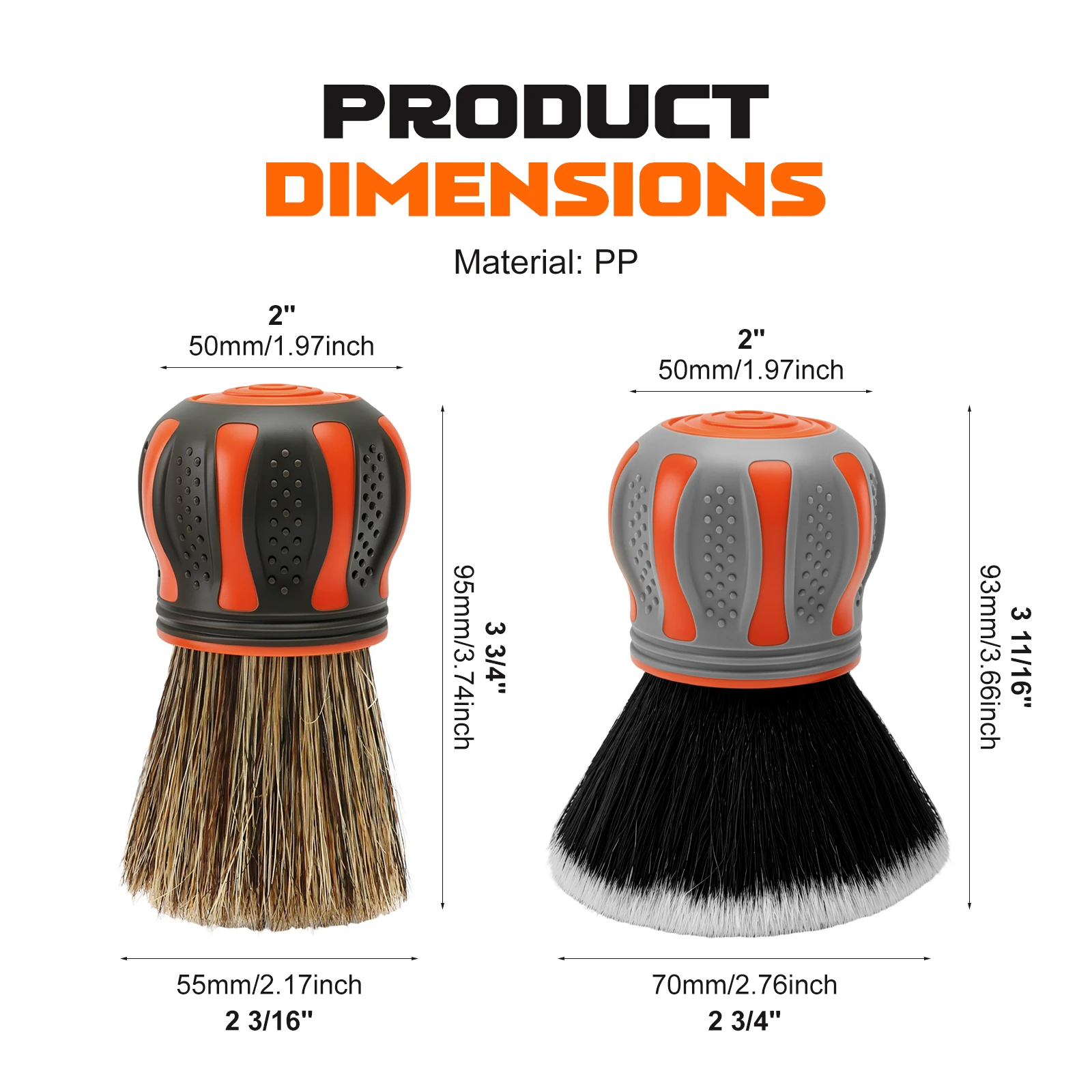 2 Pcs Car Detail Brush Set Soft Bristle Dust Brush Car Interior/Exterior Cleaning Tool for Console Dashboard Air Vent Seat Wheel