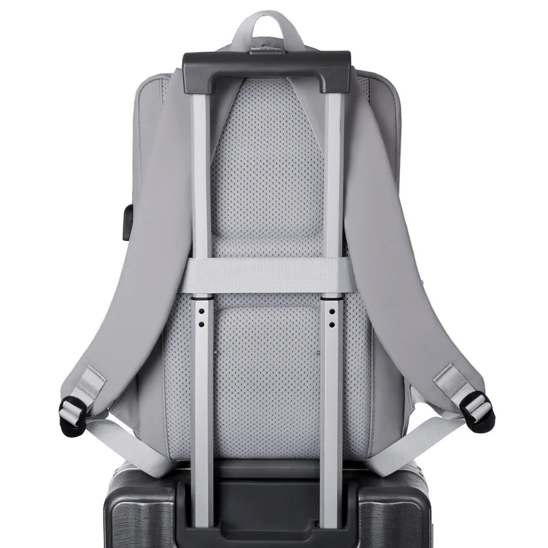 Large-capacity waterproof campus backpacks for both men and women, fashionable computer backpacks with airbags