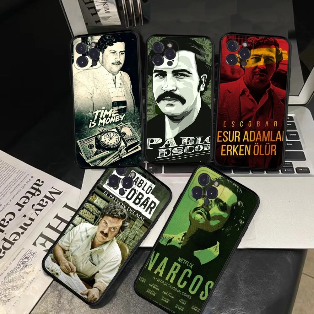 Narcos TV Series Pablo Escobar Phone Case Silicone Soft For Iphone 15 14 13 12 11 Pro Mini XS MAX 8 7 6 Plus X XS XR Cover