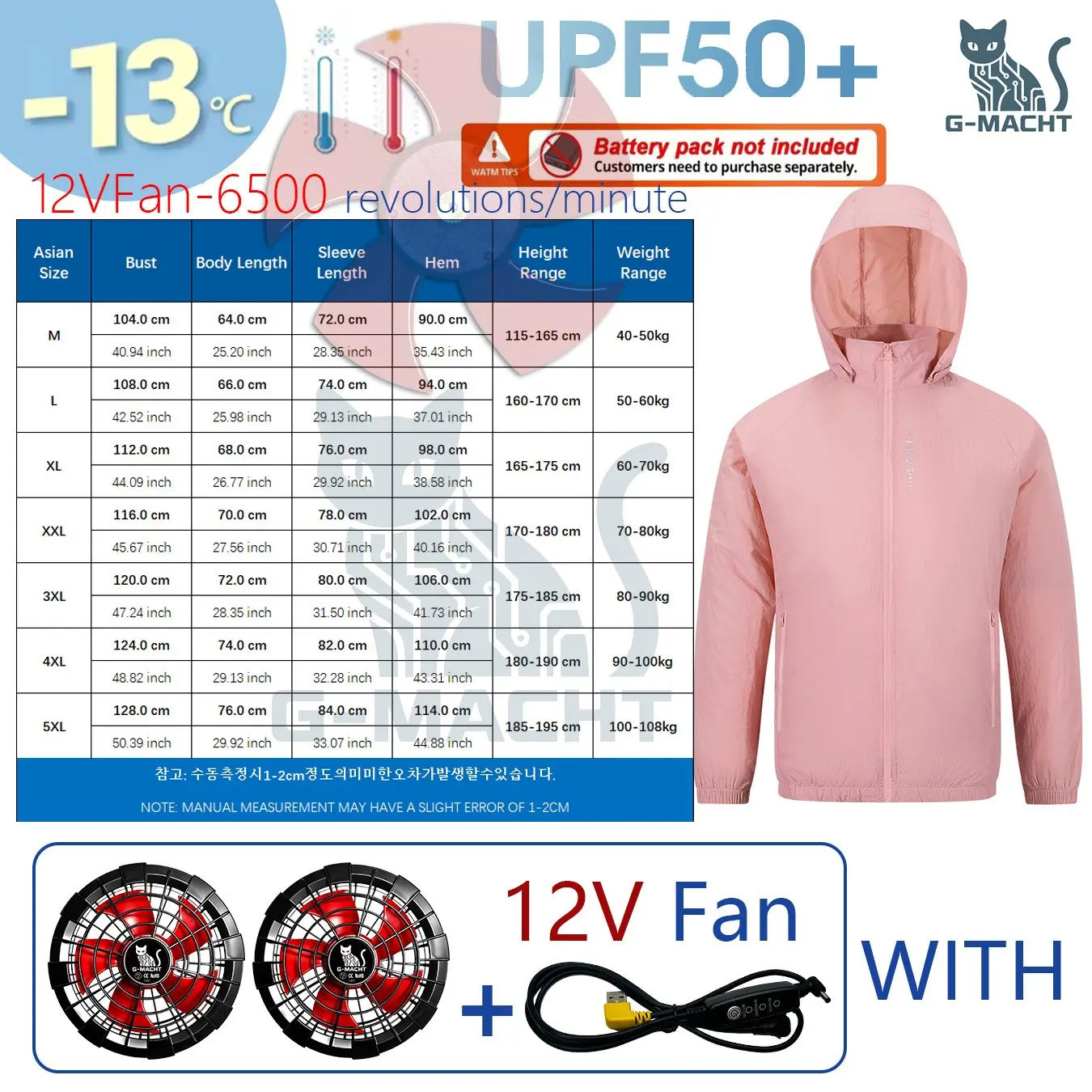 USB Fan Cooling Jacket Detachable Hat Summer Air Conditioning Clothes Breathable UV Protection Coat For Outdoor Work Fishing view 3