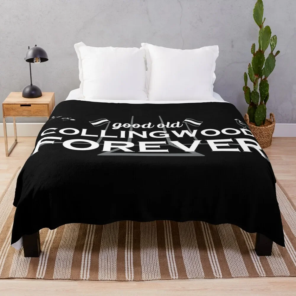

Good Old Collingwood Forever - Collingwood theme song Throw Blanket Cozy Home Blanket Gift for Christmas Holiday