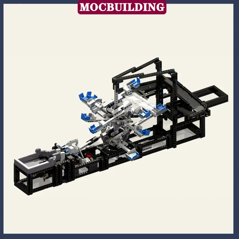 Pneumatic Module GBC Series Motor MOC Building Blocks Screw Tilted Rotors Technology Bricks Puzzle Collection Children's Toys