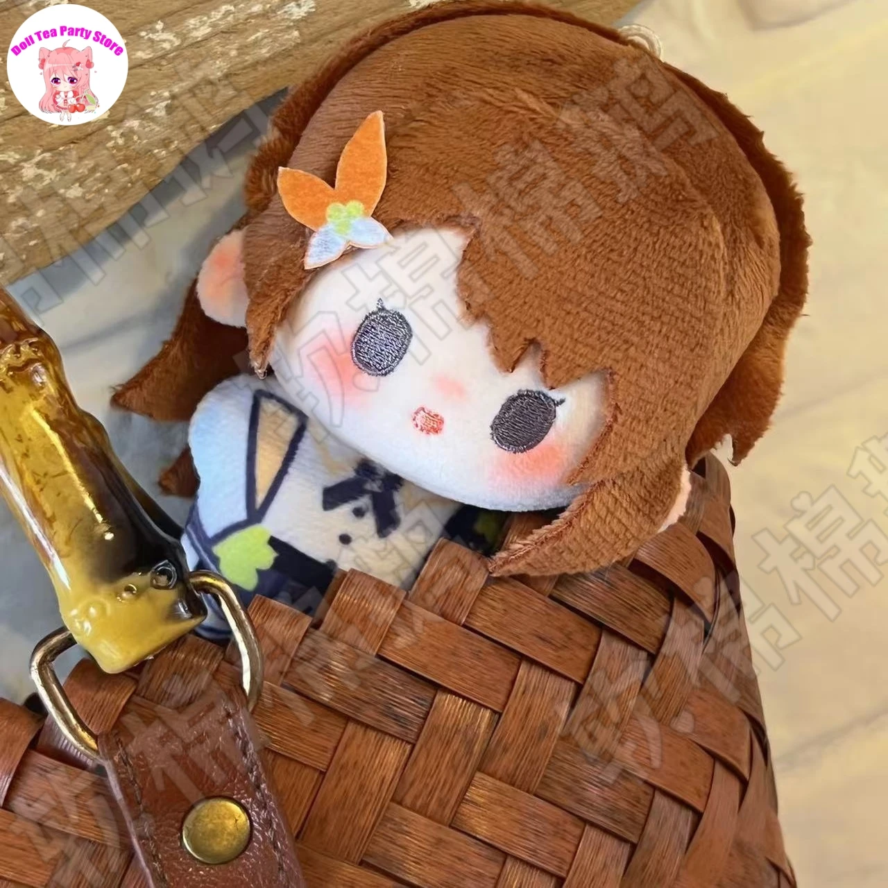 Accesorios de Anime Hanasato Minori muñeco de peluche Adorable cuerpo de estrella de mar muñecos de peluche de algodón Cosplay 10CM juguetes colgantes Plushie