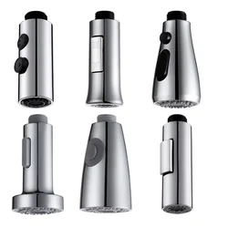 Kitchen Pull Out Faucet Sprayer Nozzle ABS Durable Water Saving Bathroom Basin Sink Shower Spray Head Multifunction Pull Head