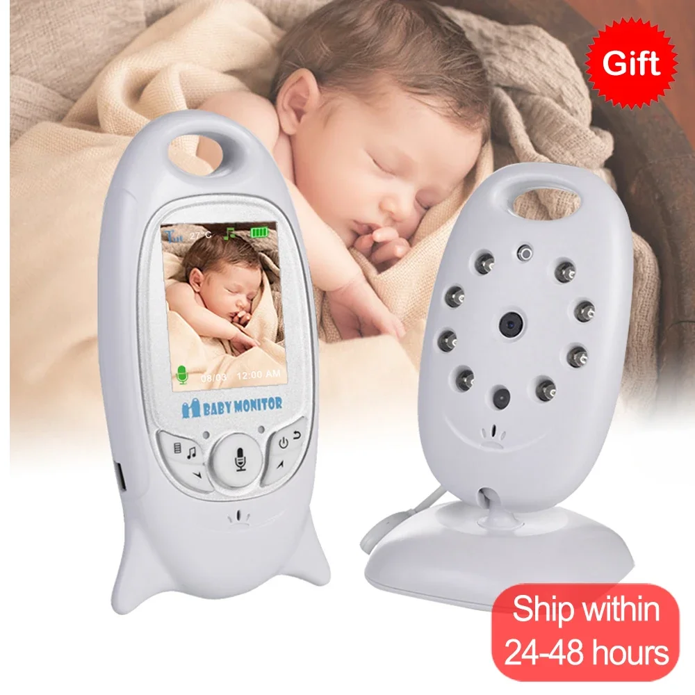 VB601 Baby Monitor 2 inch BeBe Babi Electronic Babysitter Radio Video Nanny Camera Night Vision Temperature Monitoring 8 Lullaby