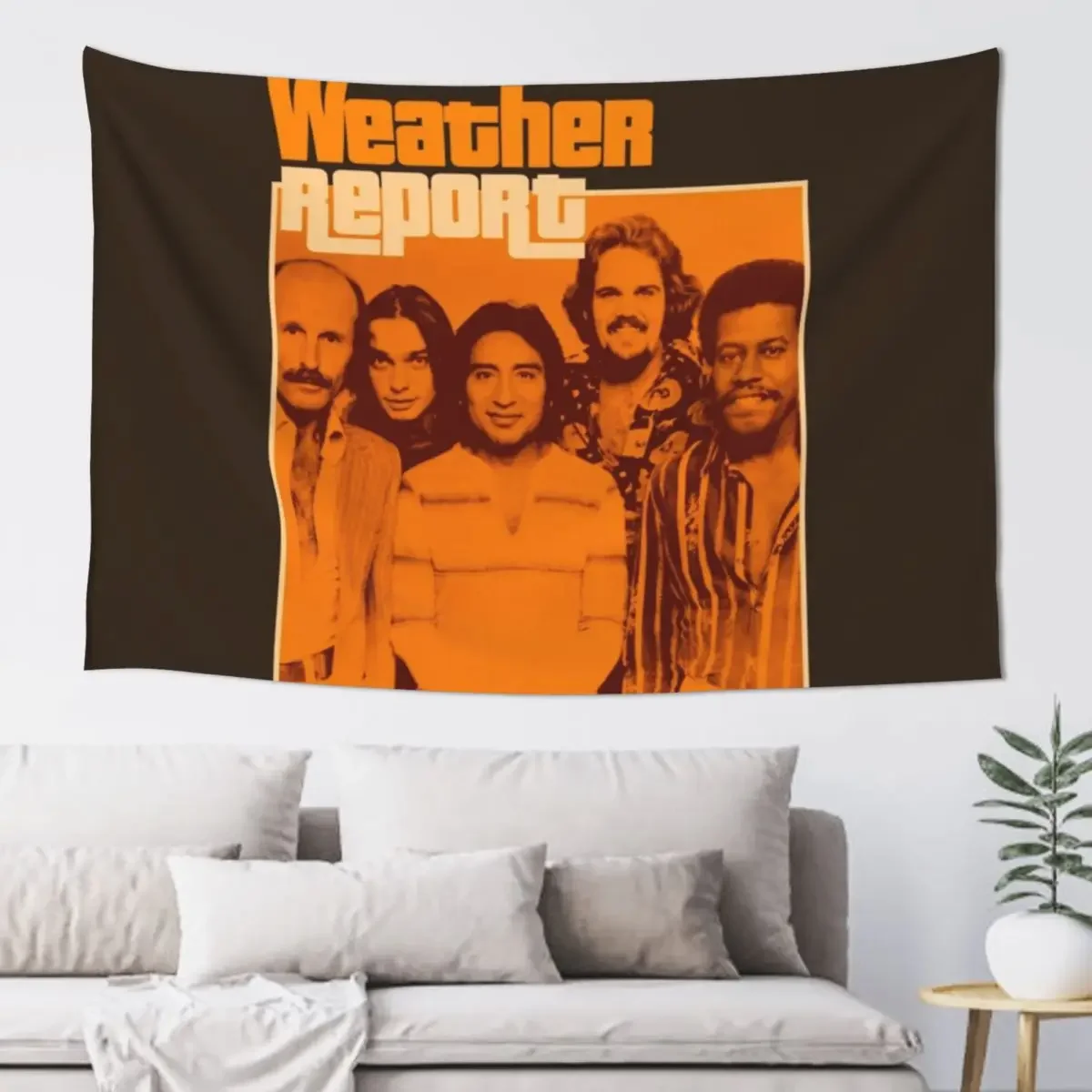 Weather Report band Tapestry Wall Hanging Wall Room Decor Korean Style Tapestry