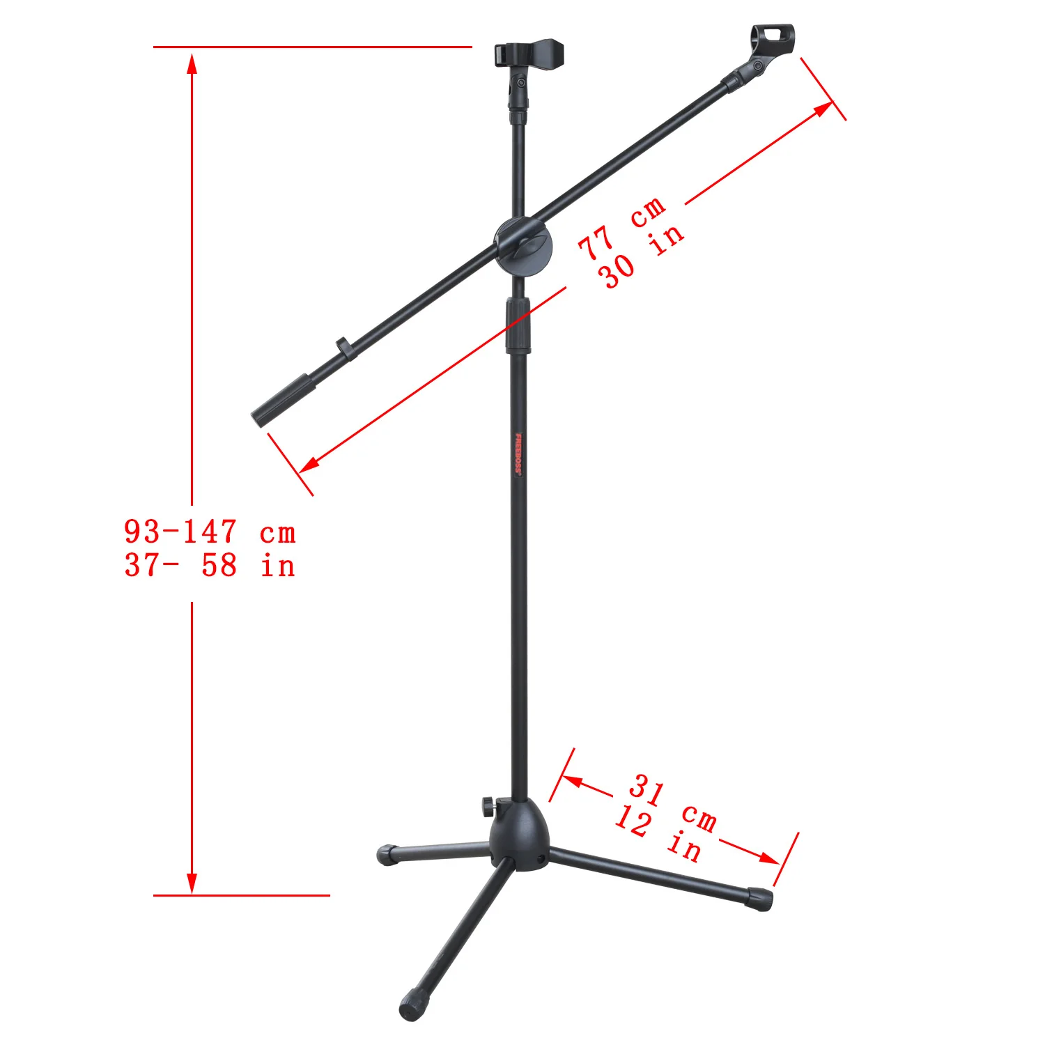 MS-017 Flexible Stage Microphone Stand Tripod Floor Microphone Stand Radio Microphone Stand
