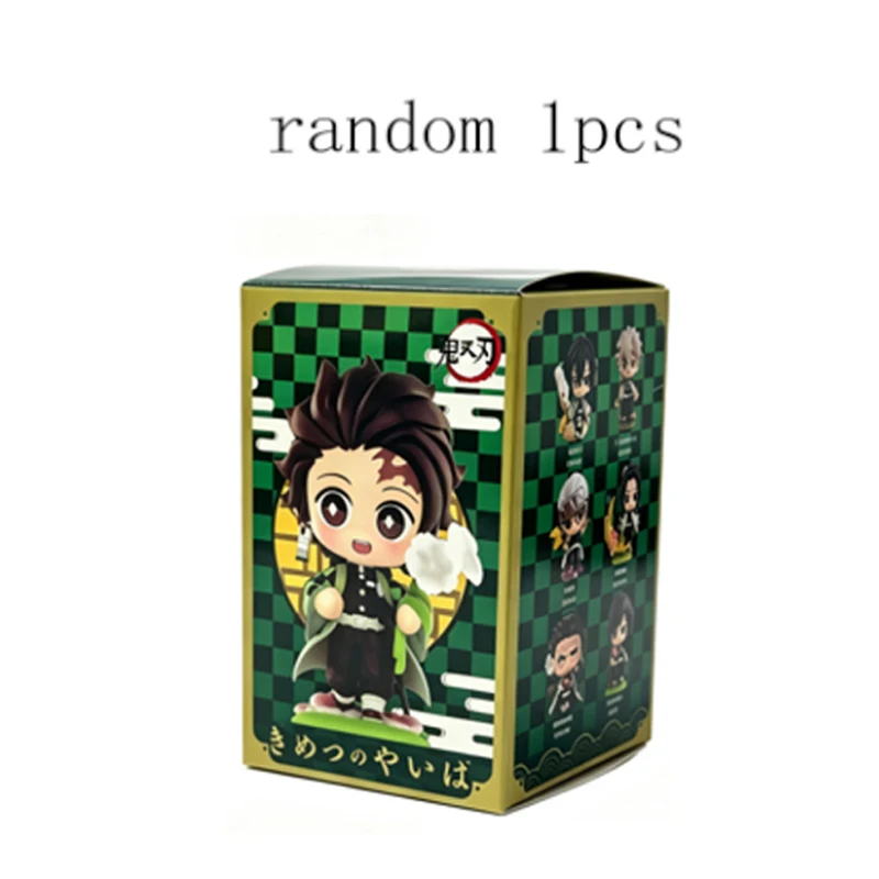# Dämonentöter Tanjiro Kamado Nezuko Anime-Cartoon-Figur Blindbox kreative personalisierte Statue Modell Ornament Überraschungsgeschenkbox