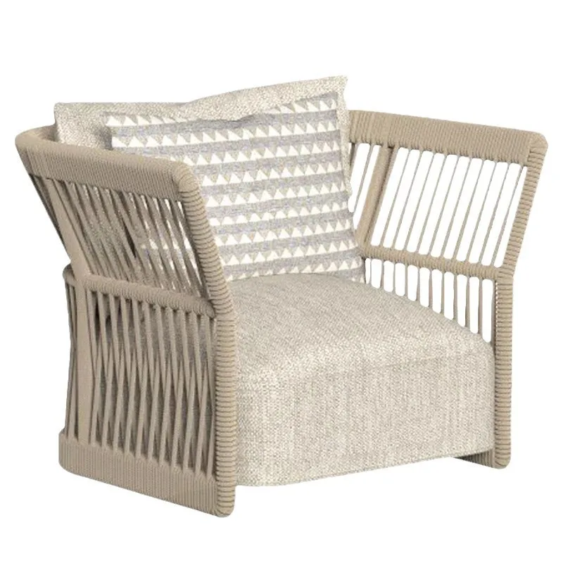 

Outdoor waterproof imitation sun sofa leisure courtyard rattan garden living room rattan chair coffee table combination