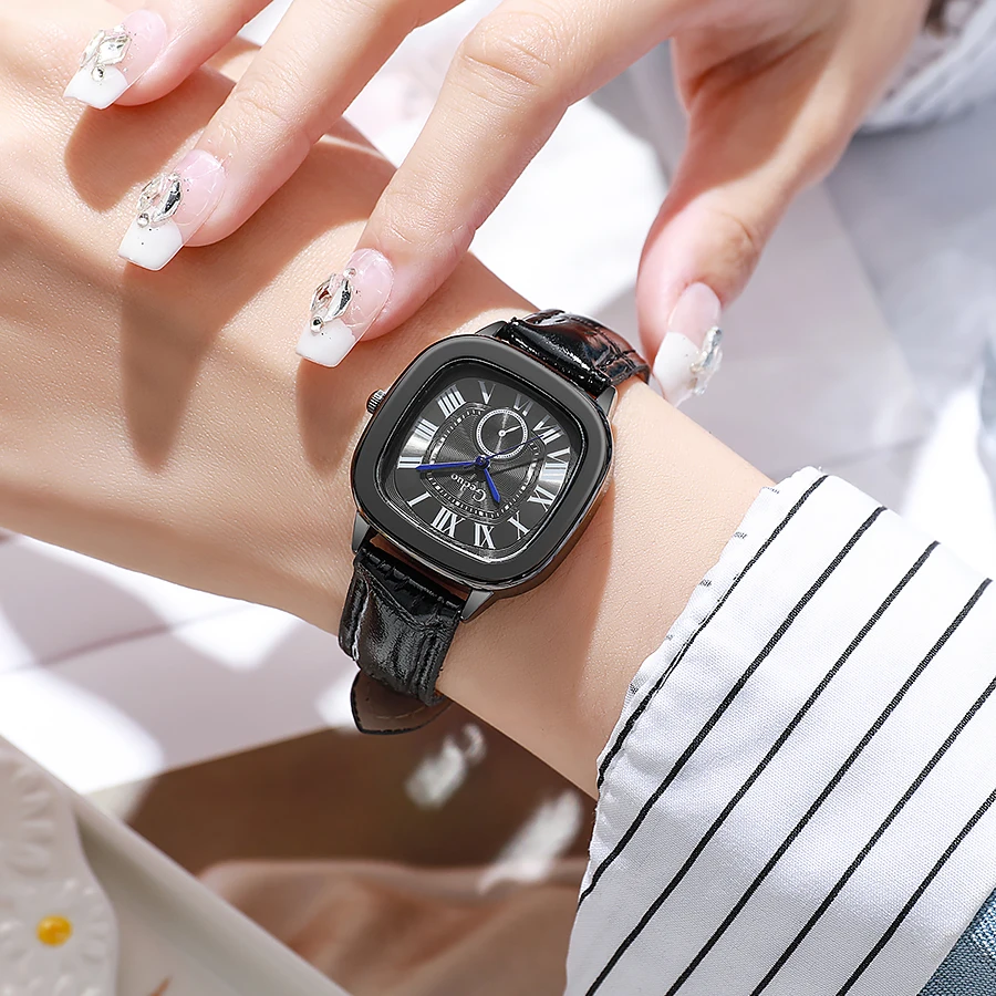 2025 New Arrival Fashion Women Quartz Watch Leather Strap Women Wristwatch Sell Like Hot Cakes