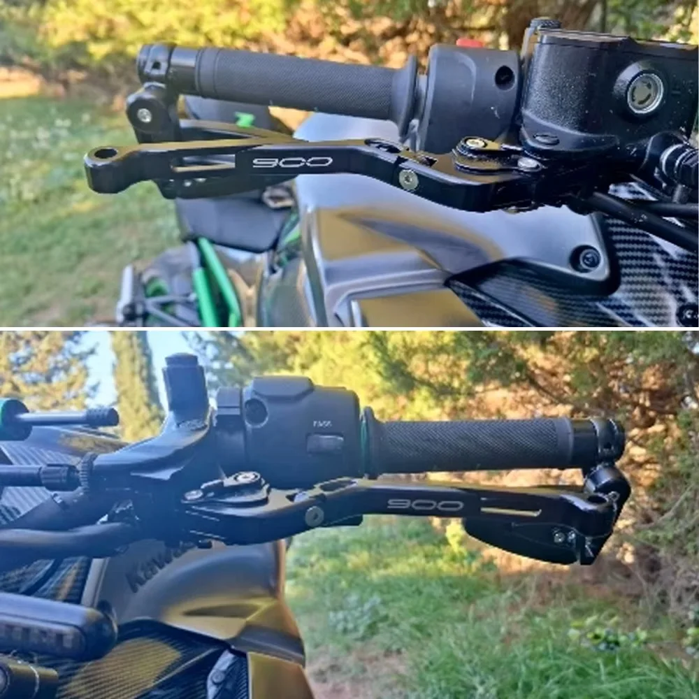 Neu für Kawasaki Z900SE 2025 2026 Z900RS SE 2026 Z900 RS Motorradzubehör Brems- und Kupplungshebel Einstellbar Klappbar Ausziehbar – Detail 4