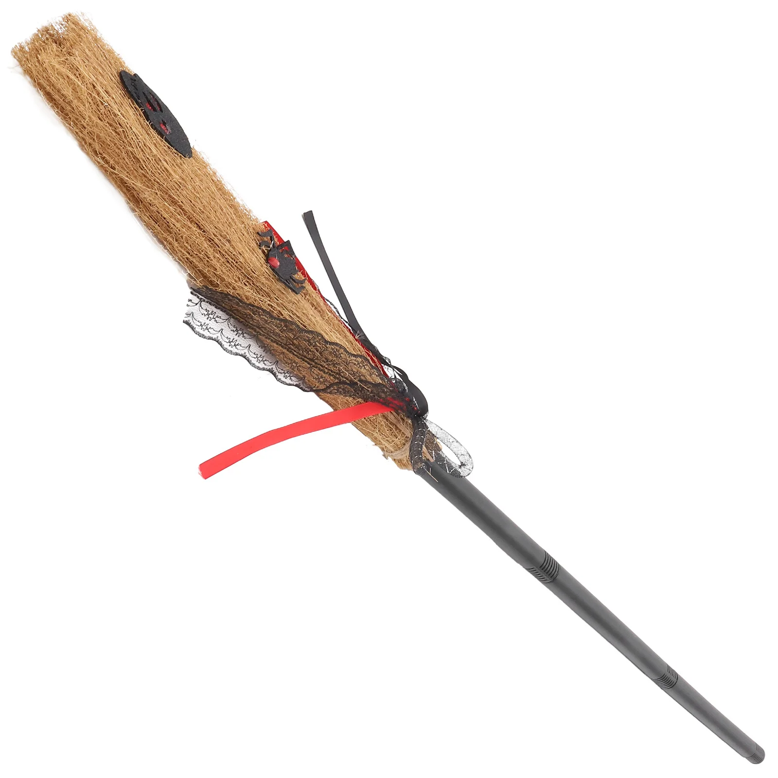 

Flying Broom Halloween Witch Costume Cosplay Party Decor Besom Ornament Trick Home Supply Or Treat Accessory