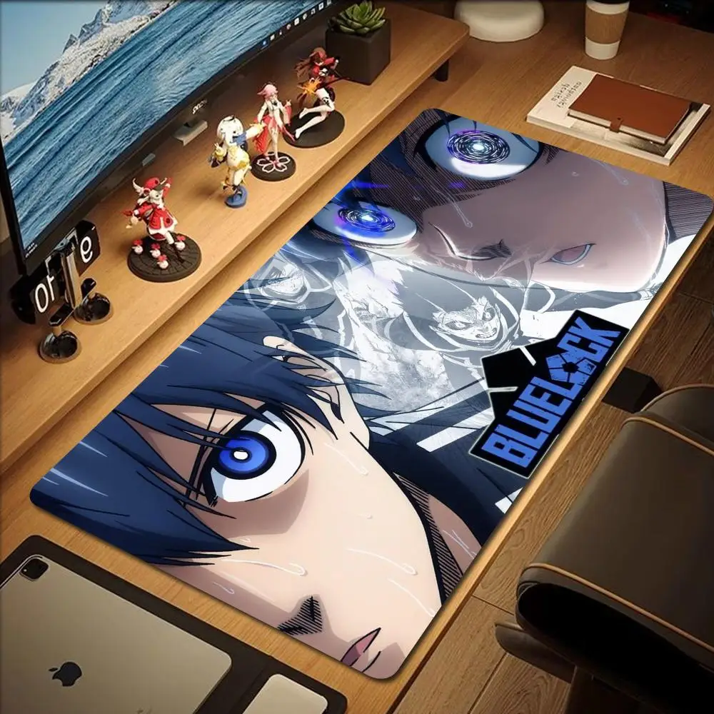 Blue Lock Mouse Pad Gaming Mousepad Pc Accessories Keyboard Mat Desk Protector Mats Anime Mouse Pads