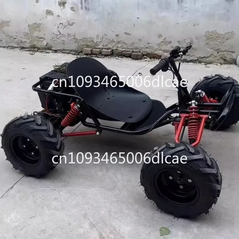 Off-Road Kart Four Wheels Fuel ATV Outdoor Drift Vehicle Electric All Terrain Motorcycle Rally Car Adult