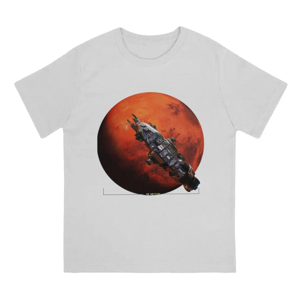 The Expanse Rocinante Ship Space Mars Planet Tshirt Graphic Men Tops Vintage Homme Summer Polyester Clothes Harajuku T Shirt