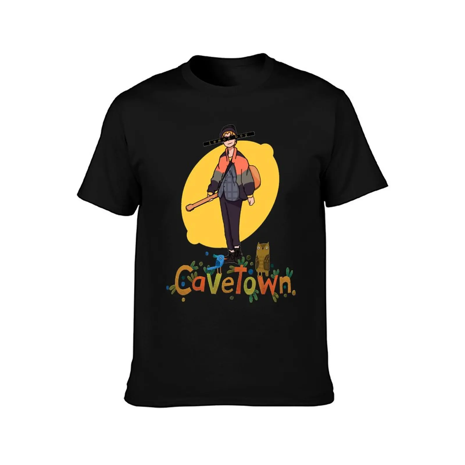 Cavetown Essential T-Shirt Minimalist Plain Crew Neck T-Shirt