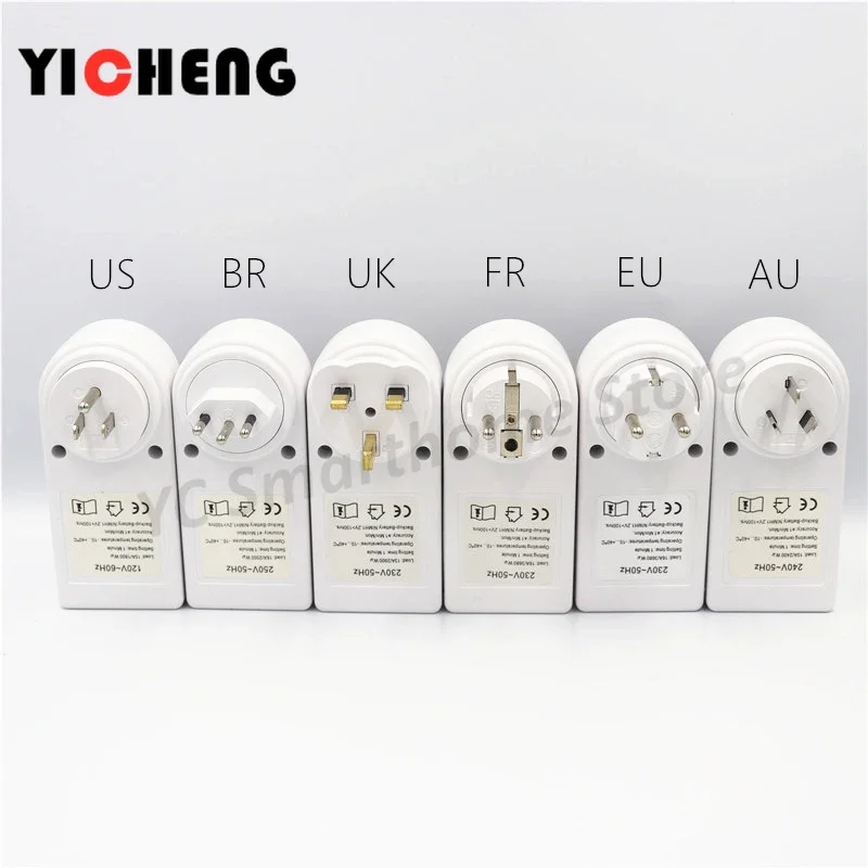 EU US UK small screen timer  timing switch socket electronic timer wall electric socket digital BR FR AU