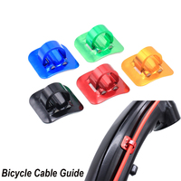 2 pcs MTB Bicycle C Type U Buckle Snap Disc Brake Bike Shifter Cable Hose Guide Set Pipe Line Deduction Transmission Clamp