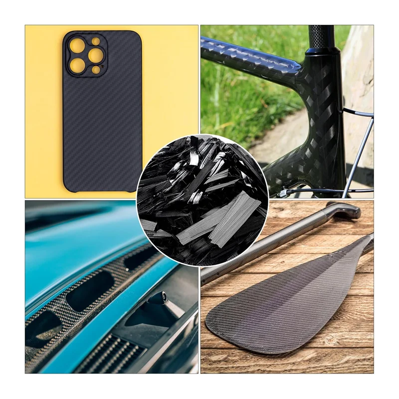 1 Inch Chopped Carbon Fiber 1lb, Carbon Fiber Material, Hot Fiber for Knife Handles & Handicraft Art Production Works
