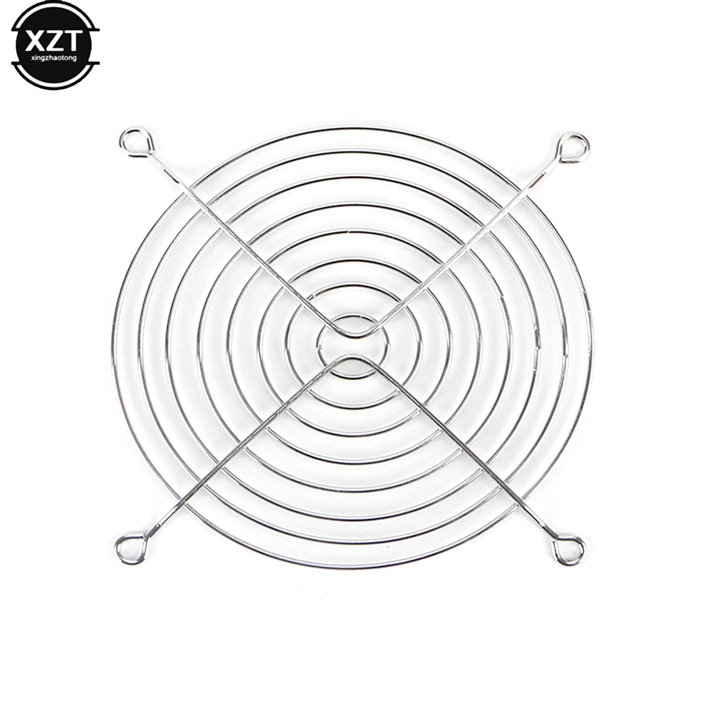 

CPU Cooling Fan Cover Iron Net 12cm Computer Chassis Cooling Fan Protection Net Metal Iron Mesh Cover