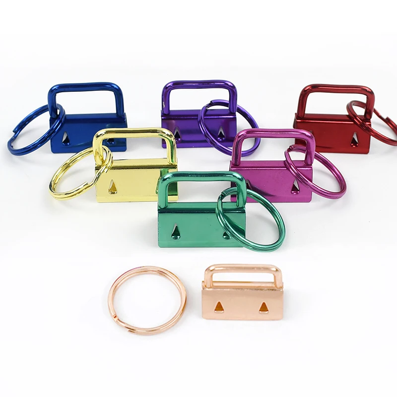

5/10Pcs Meetee 25mm Metal Tail Clip O Ring Pendant Webbing Connector Buckle Bag Strap End Clasp Carabiner Hardware Accessories