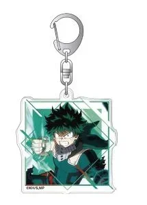 Anime Shoto Todoroki Midoriya Izuku Bakugou Katsuki Keychain Doll Game Acrylic Keyring Pendant for Gift