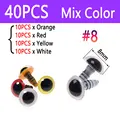 40pcs Mix Size 8