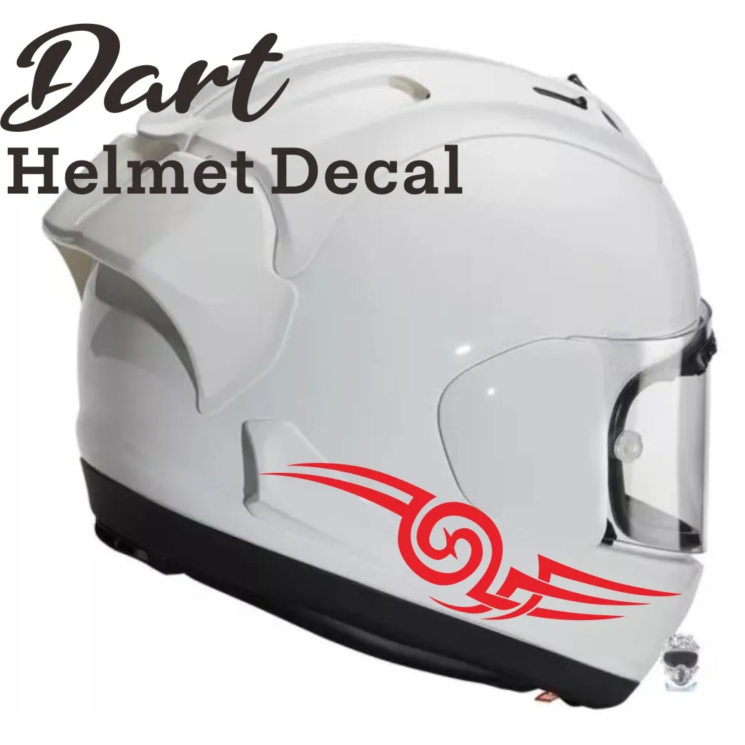 1 Set Helmet Decal Dart Waterproof sticker Helmet Motorcycle Styling Stickers Car window