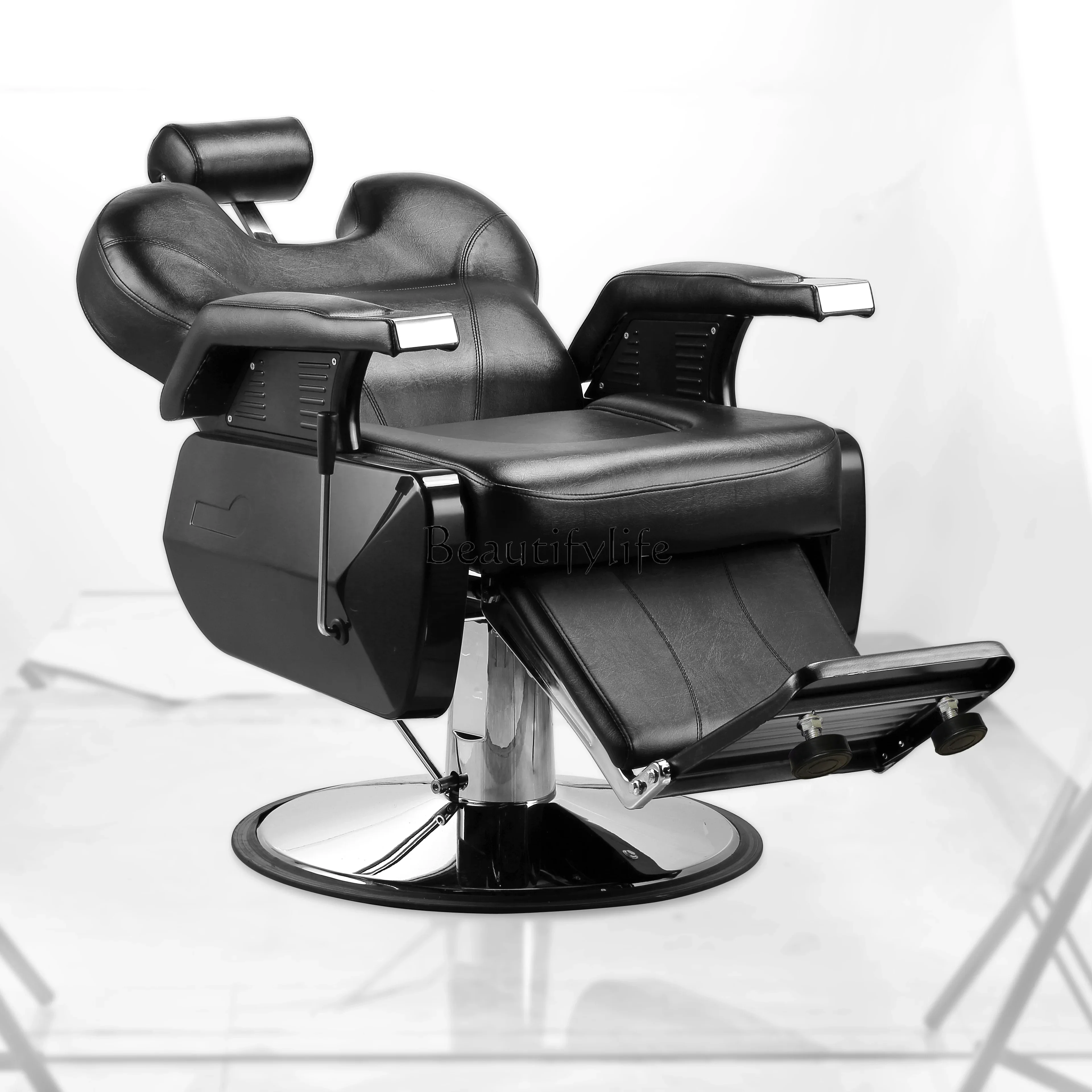 88.Men's Haircut Oilhead Chair Hair Salon Salon Shop Shaving Slimming Hairdressing