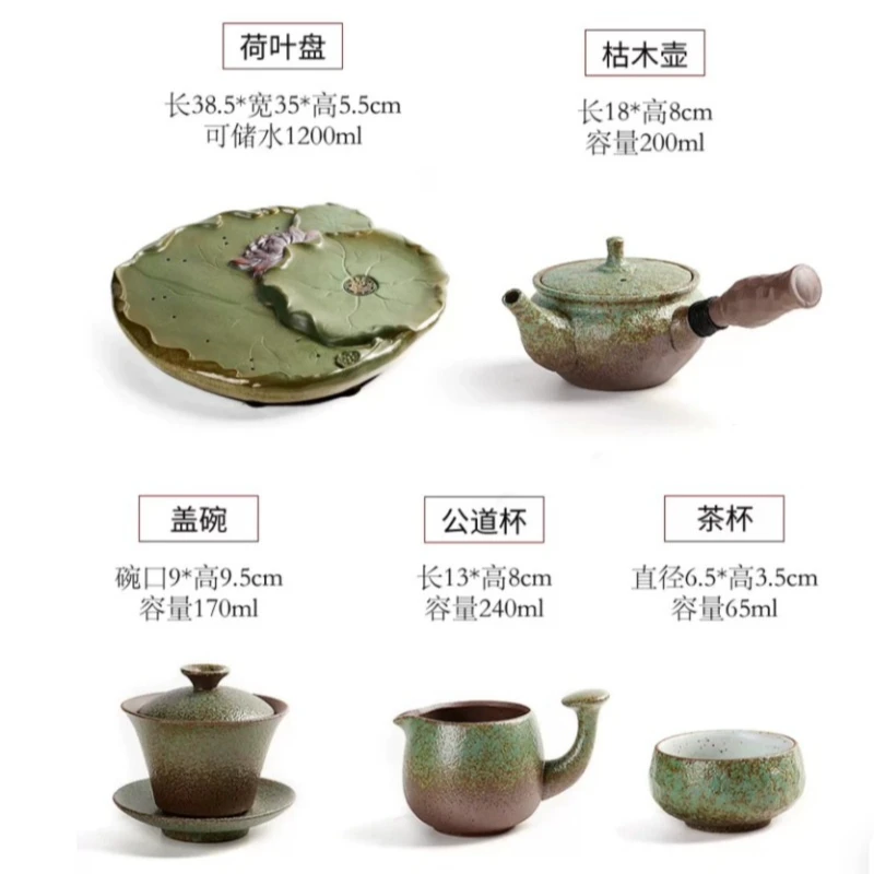 Modern Traditional Tea Set Gongfu Infuser Jingdezhen Kitchenware Tea Set Kyusu Cute Loucas Porcelanas Conjunto Te Matcha Kit