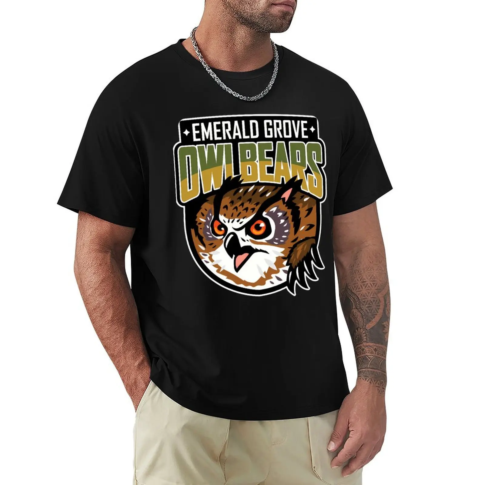 Emerald Grove Owlbears T-Shirt Breathable Mesh Panel T-Shirt