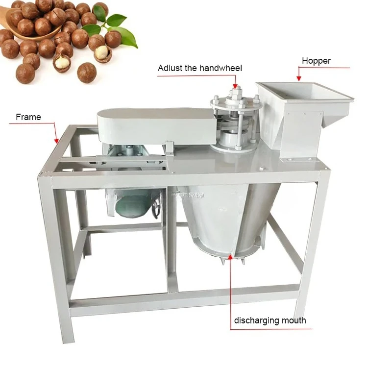 Electric Commercial Stainless Steel Chestnut Walnutl Nut Cracker Sheller Machine