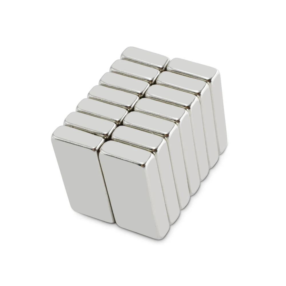 

10pcs Neodymium Magnet Super Strong MINI Fridge Magnet 20x10x4mm Block NdFeB Cuboid Rare Earth Rectangle Square