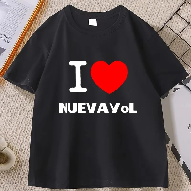 I Love Nuevayol Dtmf World Tour 2026 Bad Bunny T-shirt Men Women Kids Printed Short-sleeved Cotton Tshirt Casual Round Neck