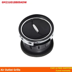 Dashboard Air Vent Round Air Conditioning Air Outlet Grille For Ford Mondeo Galaxy S-Max 6M21U018B09ADW 1688403