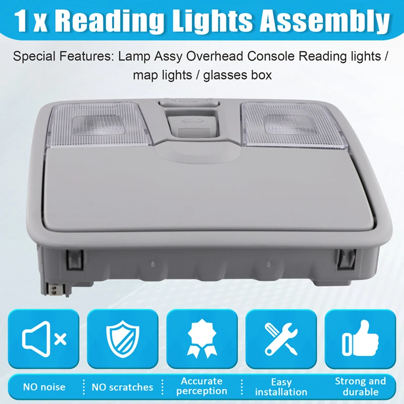 92800-4V100 Front Map Lamp Reading Light With Glass Box MD Sunroof Switch Reading Light Glasses Case For Hyundai Elantra