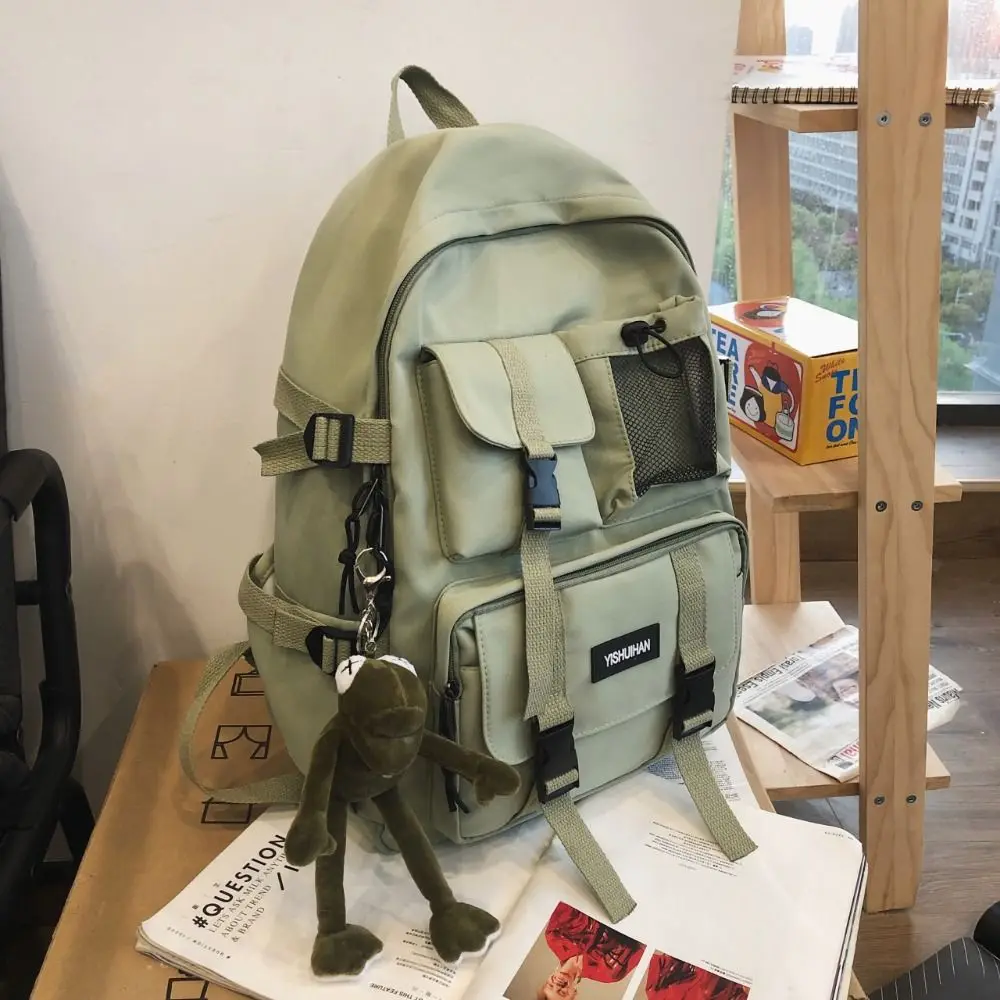 

Японский нейлоновый студенческий рюкзак в корейском стиле Harajuku, сумка на плечо, парусиновый рюкзак, школьная сумка для девочек