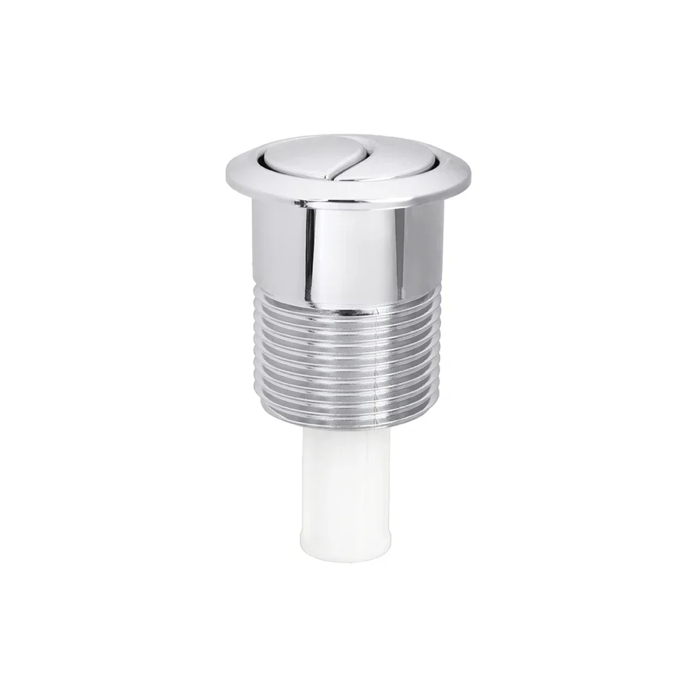 

1pc Toilet Button For Siamp For Skipper 45 Dual Flush Cistern Button For 34455009 Chrome 85x48mm ABS Dual Flush Spare Parts