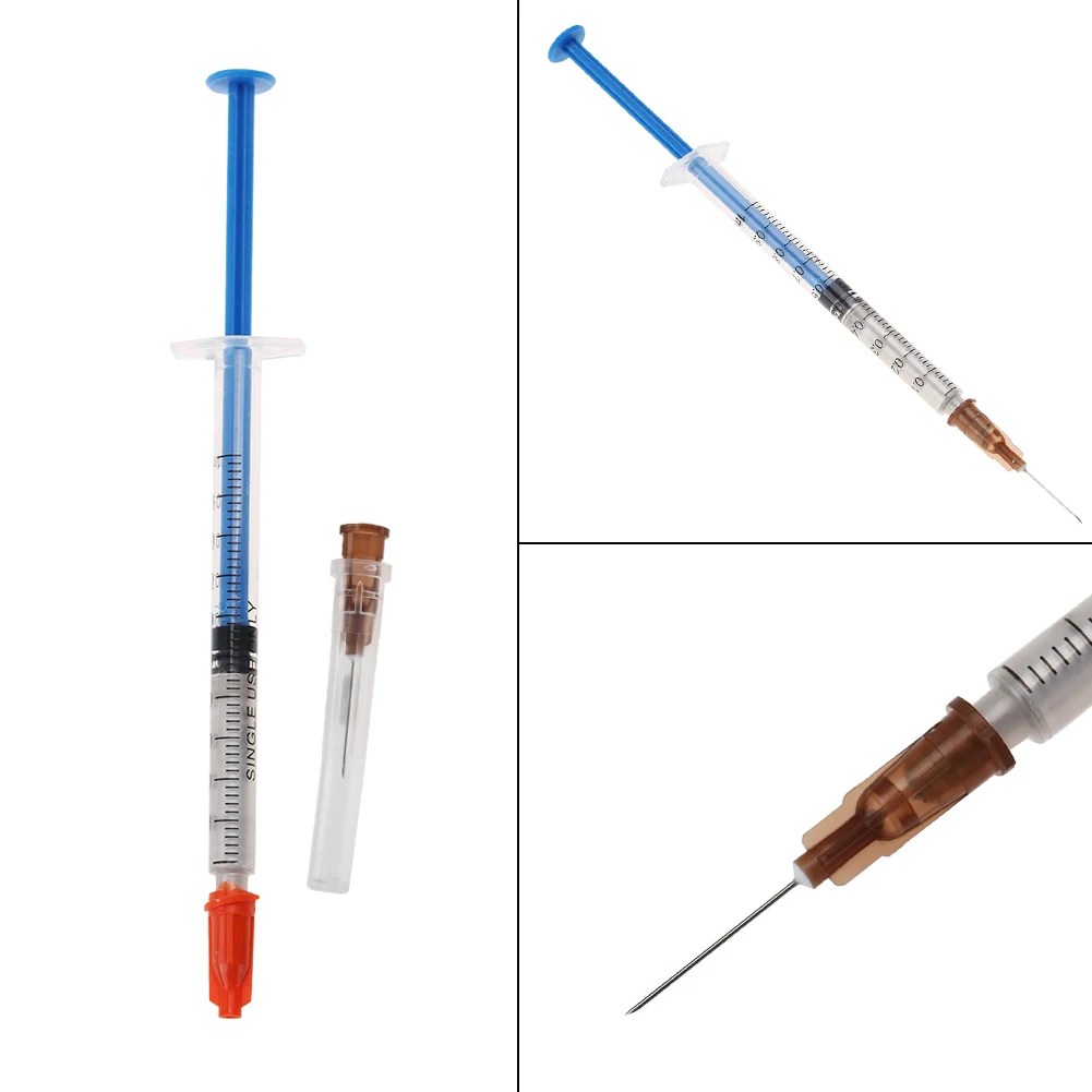 Conductive Silver Paste Adhesive Silver Paint Pen for Keyboard PCB Repair Conductive Silver Paint Silver Paste Syringe